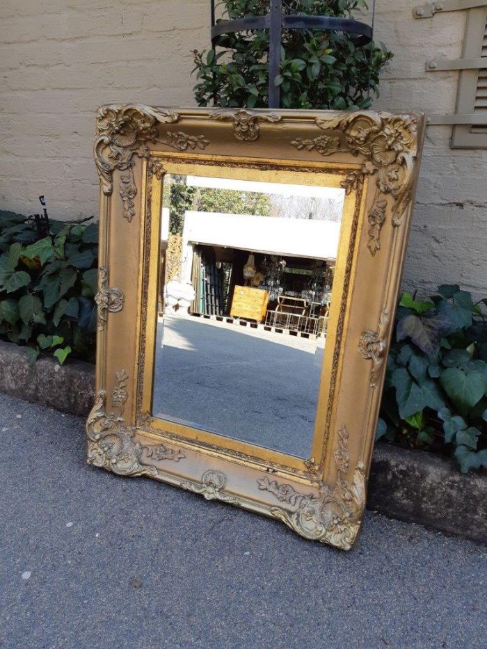 Gilt-painted Bevelled Mirror - Image 4