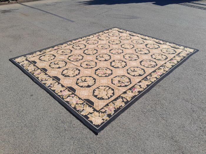 An Aubusson Carpet Hand Knotted