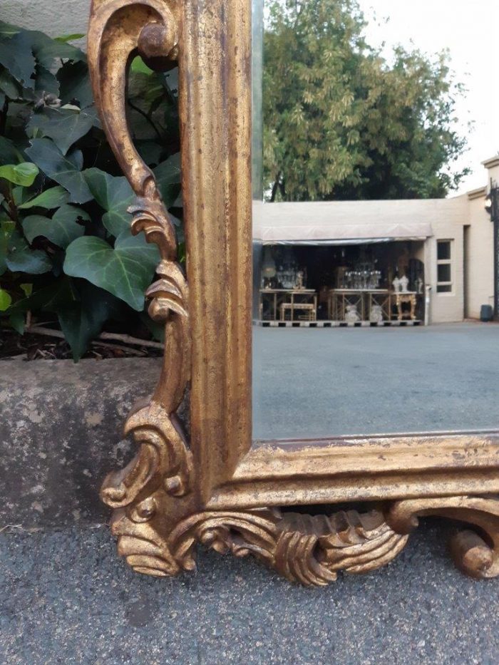 French Gilt Framed Wall Mirror - Image 6