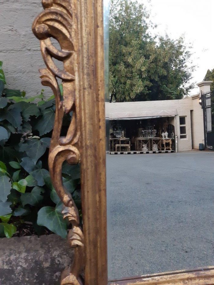 French Gilt Framed Wall Mirror - Image 7