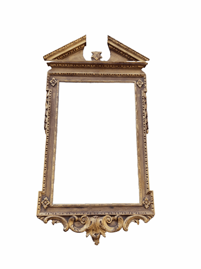 A 20th Century Finely Carved George II Style Giltwood Mirror Provenance:Cape Wine Estate  - ND