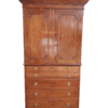 Georgian Mahogany Linen Press / Secretaire