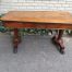 William IV rosewood library table