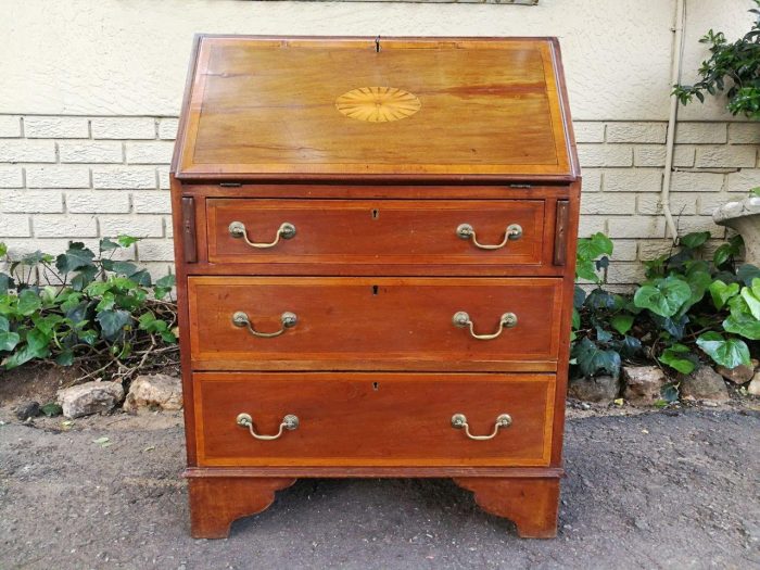 A George III Mahogany Bureau