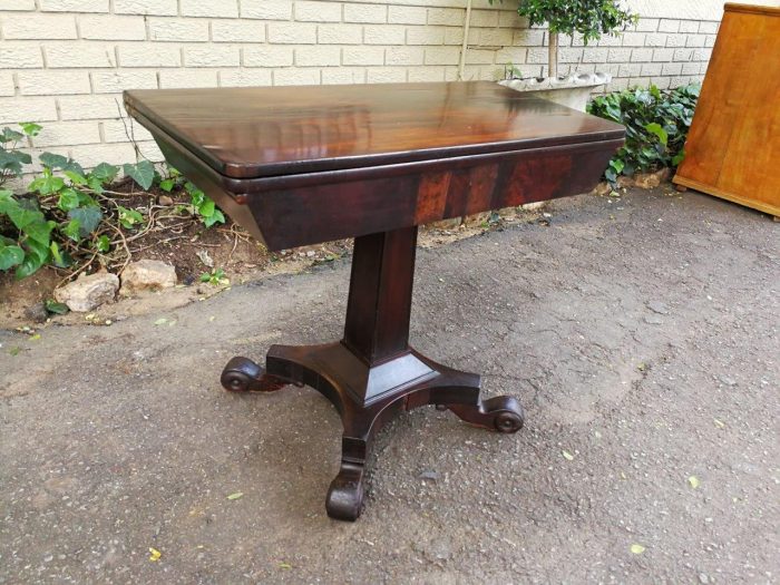 A William IV Mahogany Card Table - Image 4