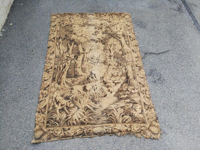 19th Century  Antique French Tapestry - Image 2