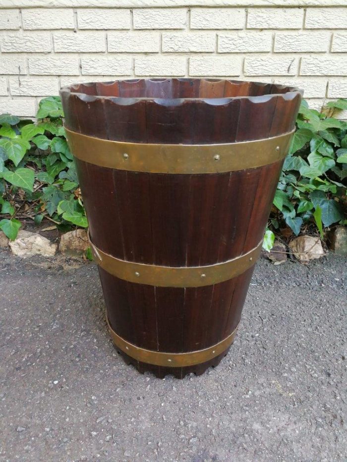Large Stinkwood And Brass Bound Balie