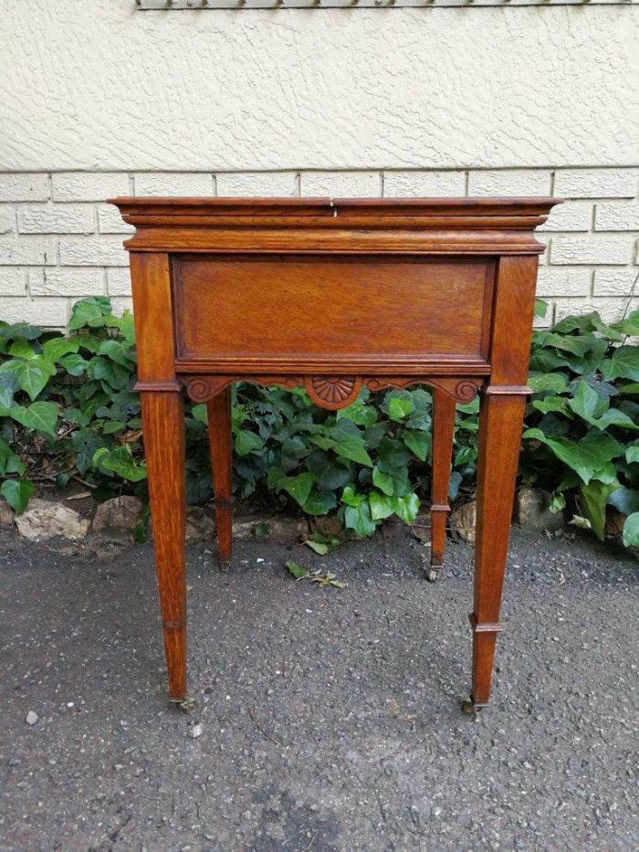 English Oak Foldout Working Table - ND - Image 4