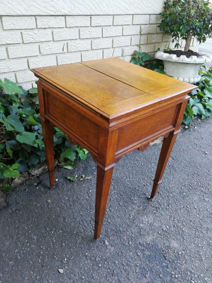 English Oak Foldout Working Table - ND - Image 6