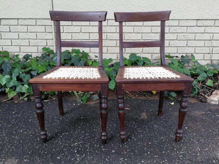 A Pair Of Cape Regency Stinkwood Chairs - Image 2