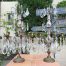 Pair Of Belguim Candelabras