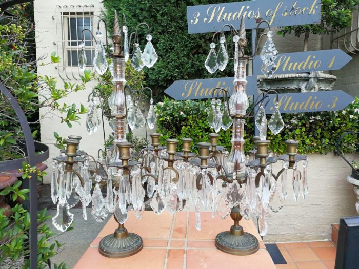 Pair Of Belguim Candelabras - Image 2