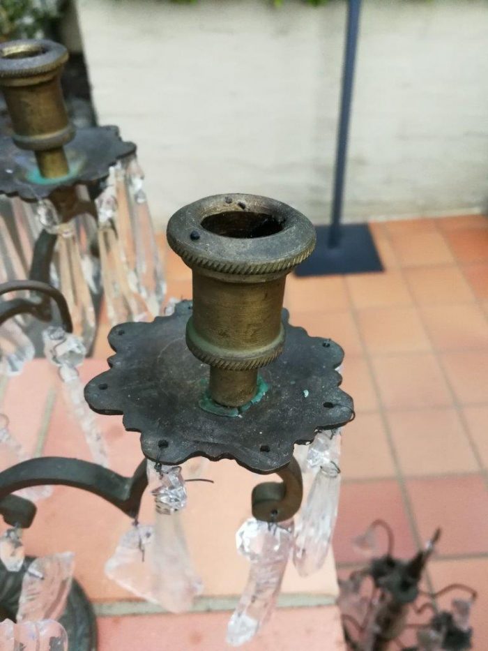 Pair Of Belguim Candelabras - Image 10