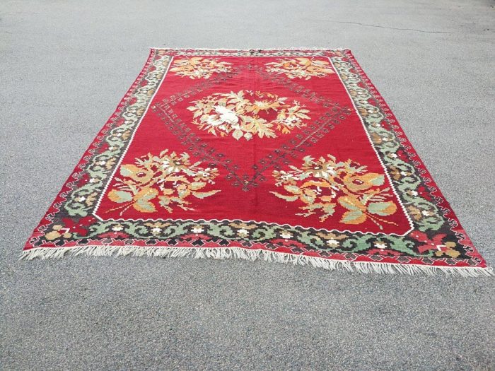 A Hand Woven Kelim (Karabakh) Carpet - Image 4