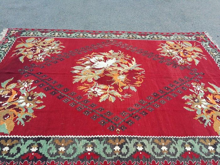 A Hand Woven Kelim (Karabakh) Carpet - Image 6