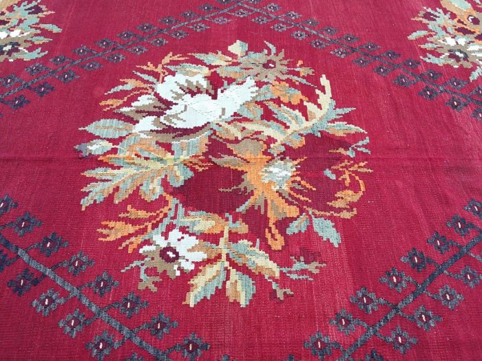 A Hand Woven Kelim (Karabakh) Carpet - Image 7