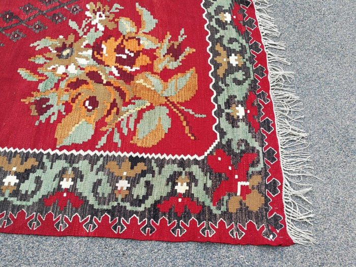 A Hand Woven Kelim (Karabakh) Carpet - Image 8