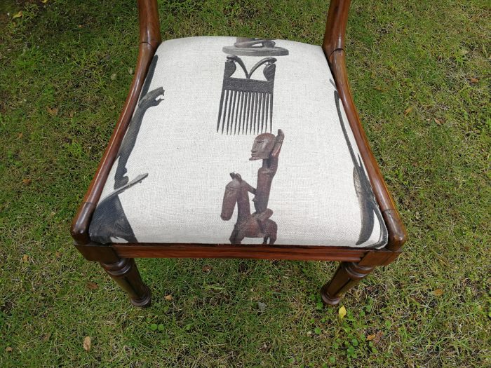 A Set Of Four (4) Rare William Iv Rosewood Dining Chairs (British Antique Dealer Association Stamp) - Image 6