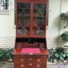 Edwardian Cubin Mahogany Secretaire With Inlaid Marquetry On Shaped Bracket Feet - Image 5