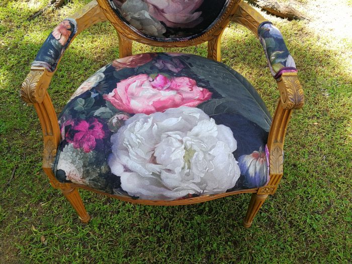 Pair Of French Louis XV-Style Bergere Armchairs - Image 7