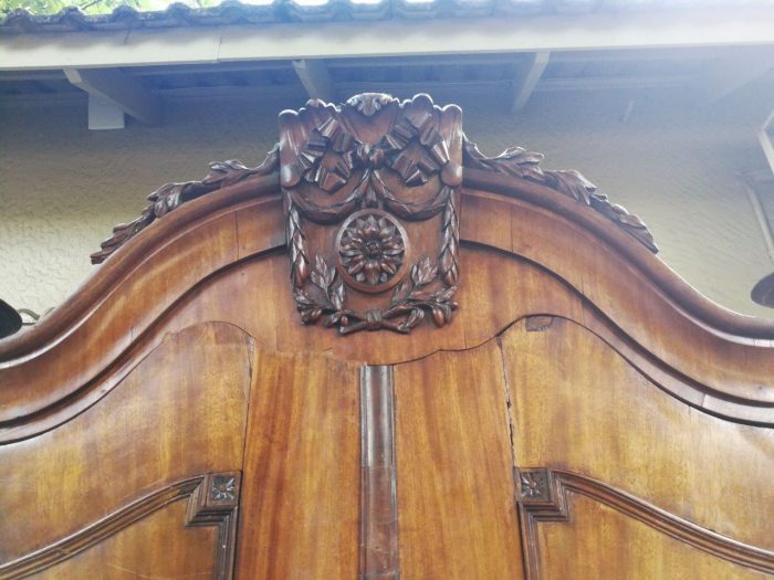 18th Century Circa 1780 Dutch Bombé Armoire, With Original Key And Lock - Image 9