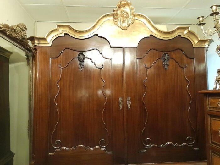 A 19th Century Dutch Mahogany Armoire - Image 2