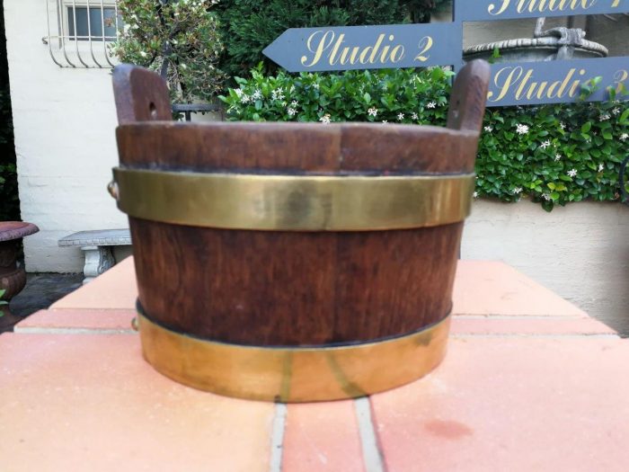 A Teak And Brass-Bound Cape Balie ND - Image 2