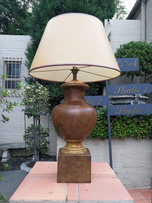 A vintage lamp