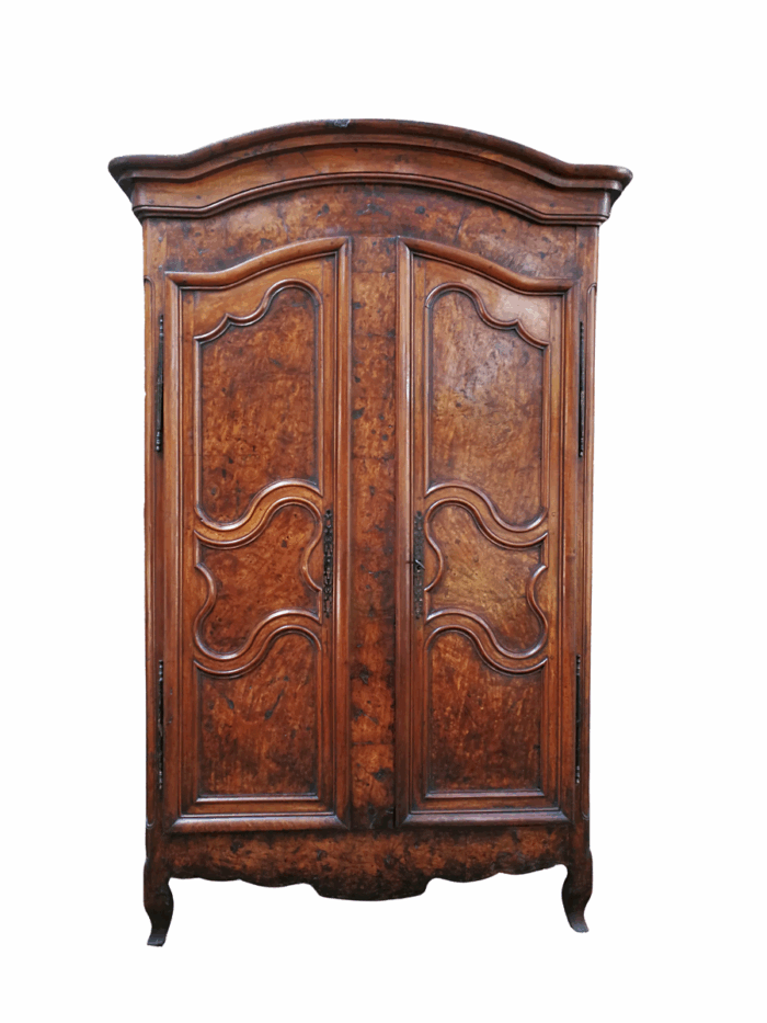 A French Burr Ash (Loupe De Frêne) Armoire