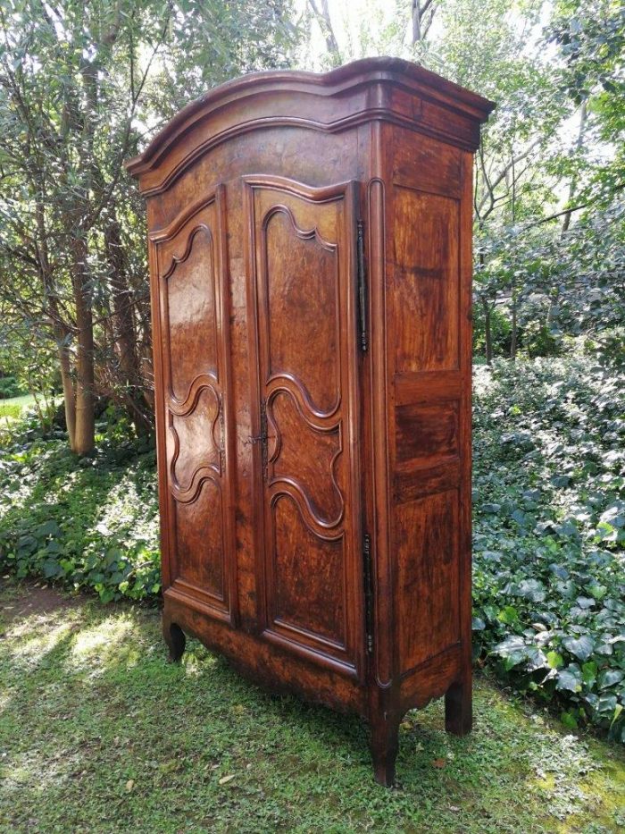 A French Burr Ash (Loupe De Frêne) Armoire - Image 4