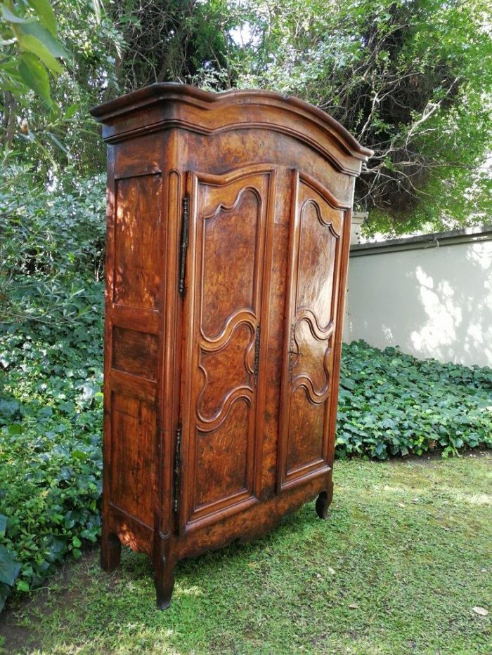 A French Burr Ash (Loupe De Frêne) Armoire - Image 5