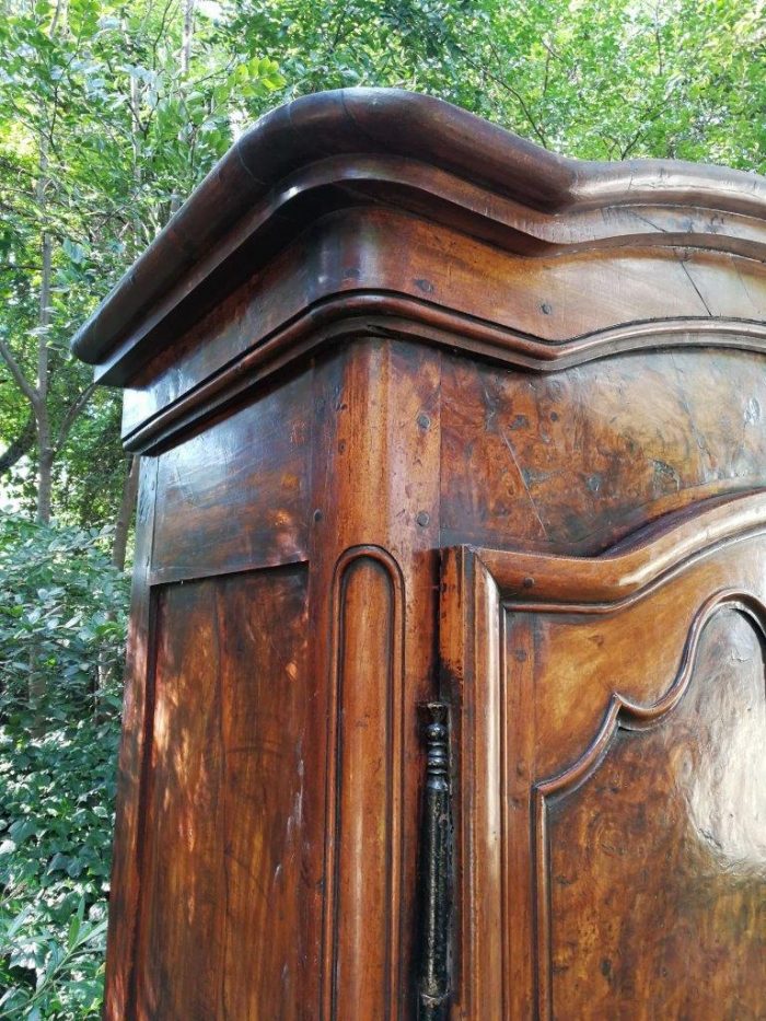 A French Burr Ash (Loupe De Frêne) Armoire - Image 6