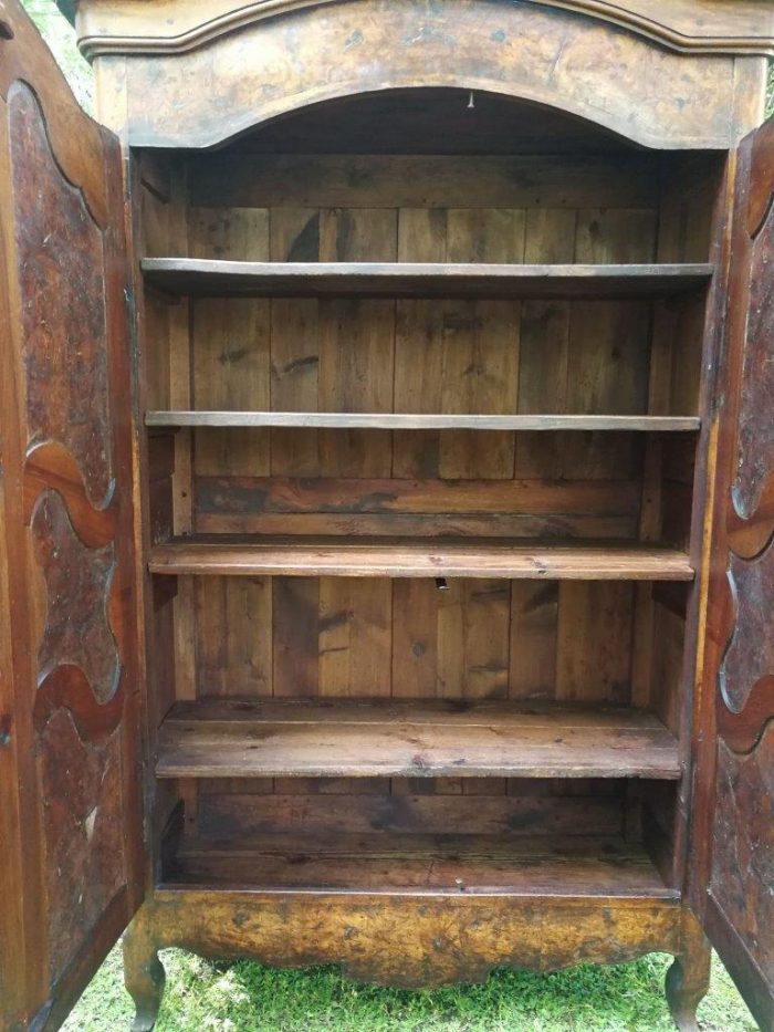 A French Burr Ash (Loupe De Frêne) Armoire - Image 12