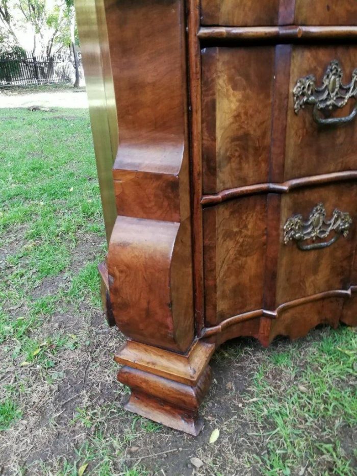An 18th Century / Circa1740 Dutch Burr Walnut Display Cabinet - ND - Image 8