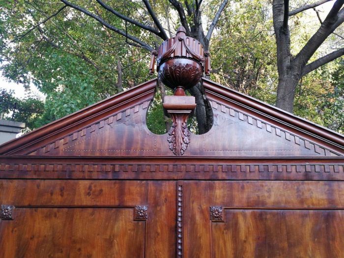 A Dutch Louis XVI Period Mahogany Armoire, Circa 1790 - Image 10