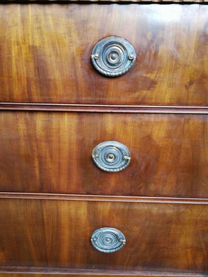 A Dutch Louis XVI Period Mahogany Armoire, Circa 1790 - Image 11