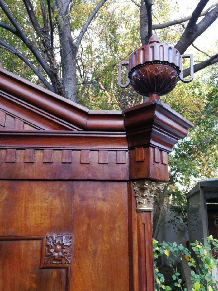A Dutch Louis XVI Period Mahogany Armoire, Circa 1790 - Image 14