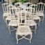 A Set Of Ten French Dining Chairs