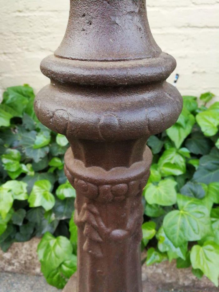 Pair Of French Cast Iorn Candle Holders - Image 6