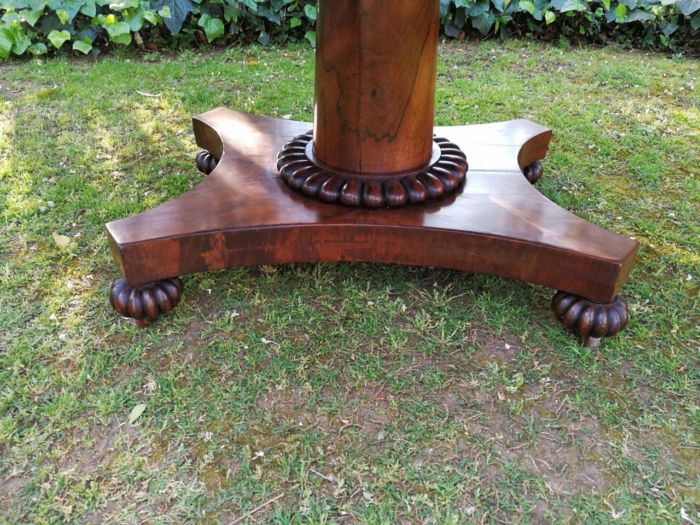 A Victorian rosewood library/sofa table - Image 6