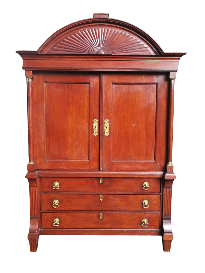 A 19th Century Mahogany Linen Press