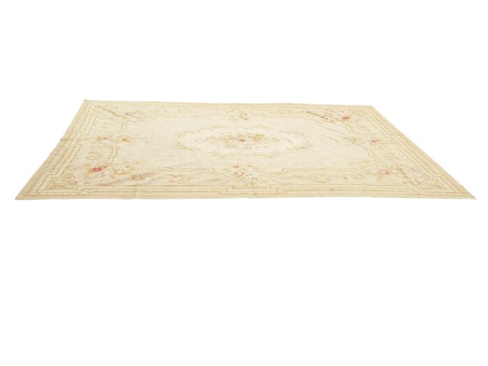 A Handmade And Large Sized French Aubusson Carpet / Rug