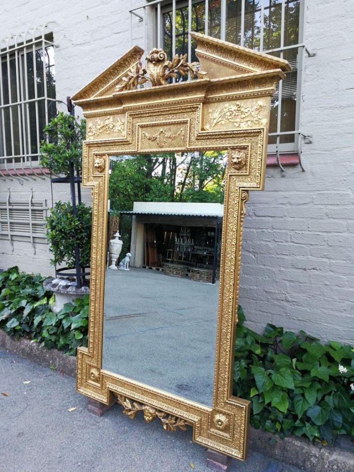 A Massive 20th Century French Gilt Bevelled Mirror - Image 2