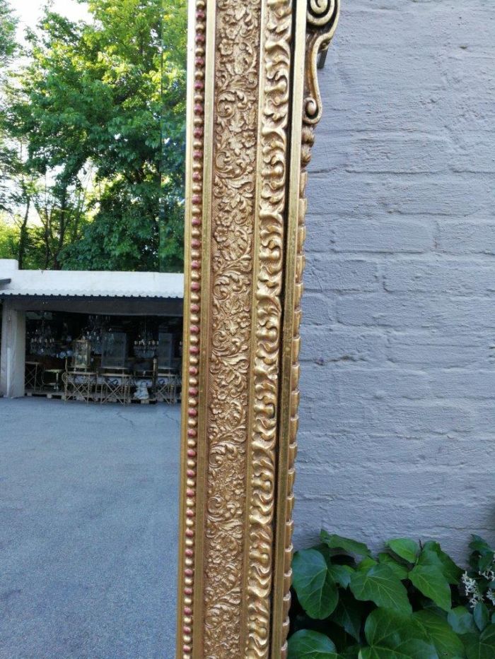 A Massive 20th Century French Gilt Bevelled Mirror - Image 7