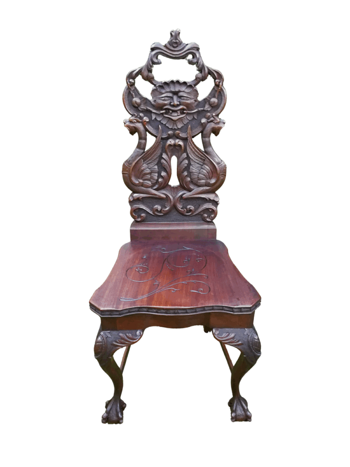 A 20th Century Oriental Hardwood Chair
