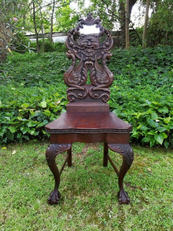 A 20th Century Oriental Hardwood Chair - Image 2