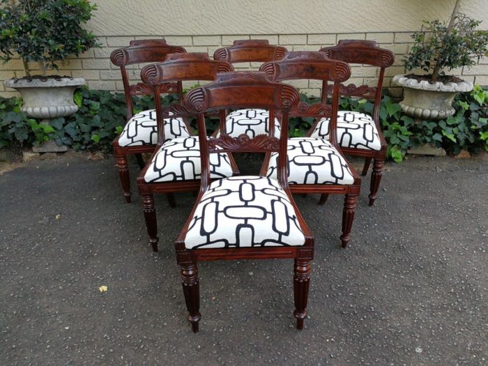 A Set Of Six William IV Mahogany Chairs - Image 3