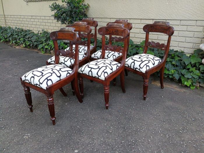 A Set Of Six William IV Mahogany Chairs - Image 4