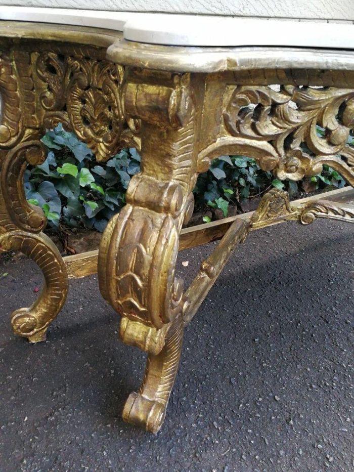 An Ornate Carved Wooden Table - Image 6