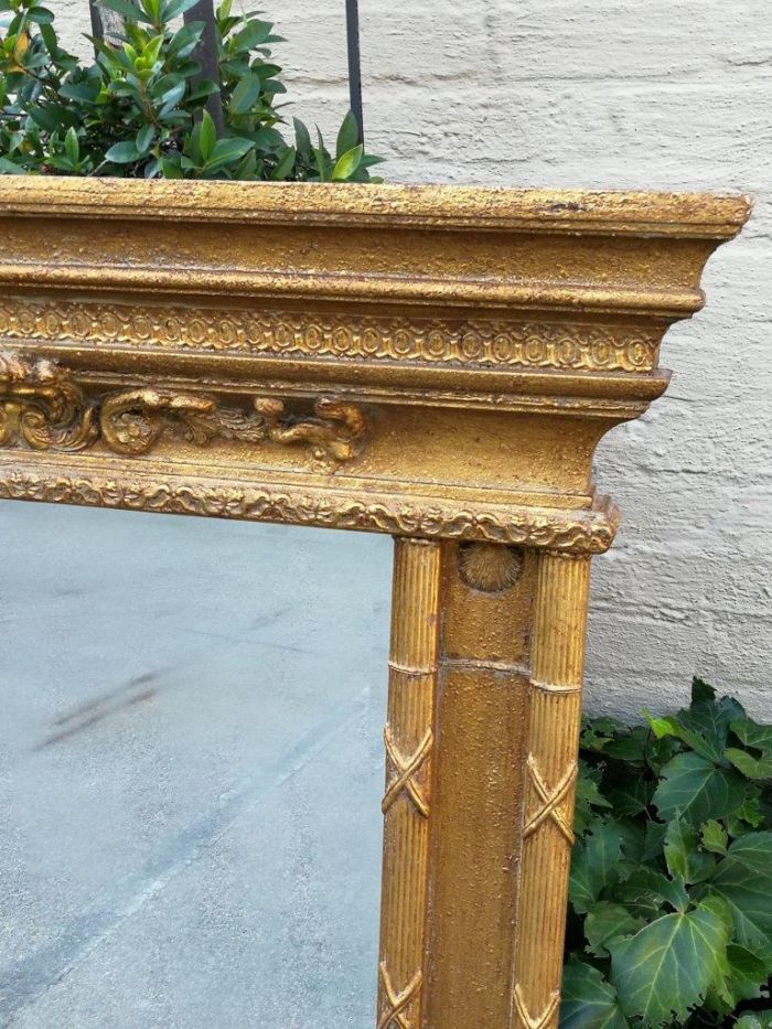 A Regency Gilt And Wood Bevelled Mirror - Image 4